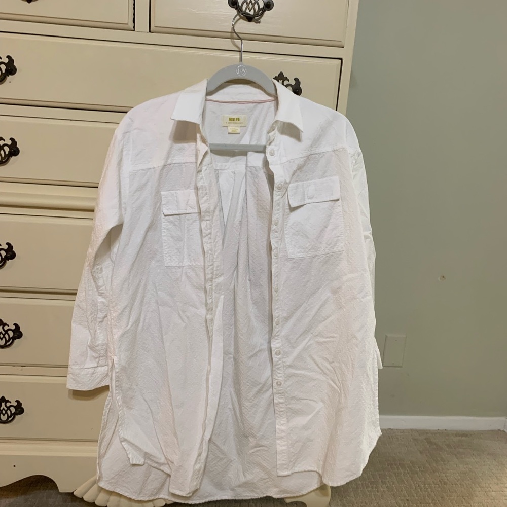 Maeve by Anthropologie oversized button down